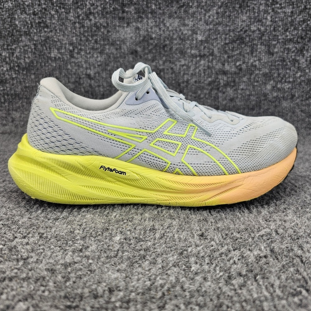 Asics  Gel-Pulse 15 Womens Size 8 Cool Grey Safety Yellow Athletic Running Shoes